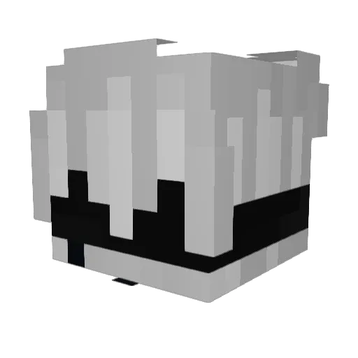 MaksimFowler Minecraft avatar head, 3D render