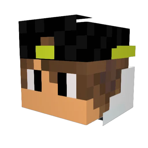 Maksim_Pronin Minecraft avatar head, 3D render