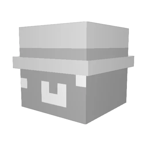 Maksiu251 Minecraft avatar head, 3D render