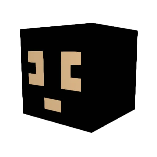 Maksu22 Minecraft avatar head, 3D render