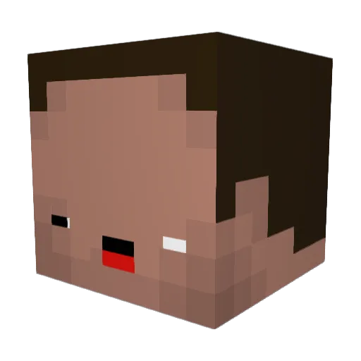 Maksym547 Minecraft avatar head, 3D render