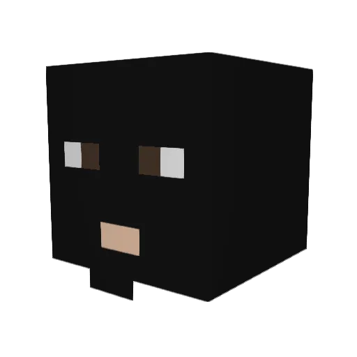MakusDerBeste Minecraft avatar head, 3D render