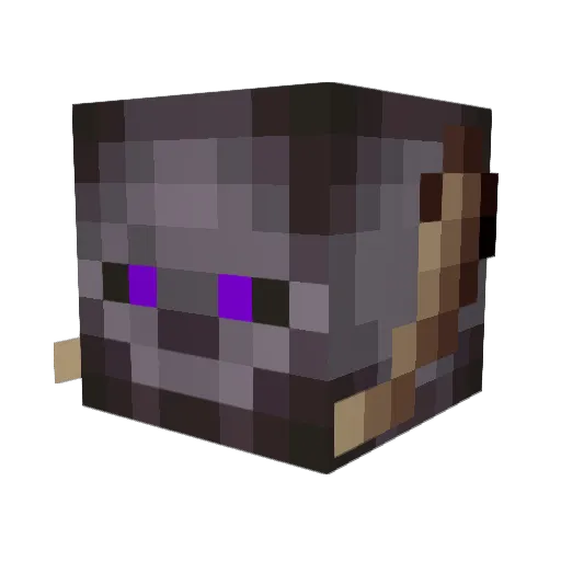 Makutta Minecraft avatar head, 3D render