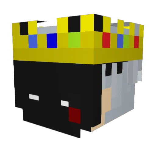 Makyu33 Minecraft avatar head, 3D render