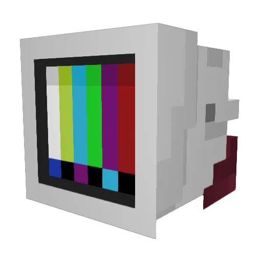Mal2uk Minecraft avatar head, 3D render