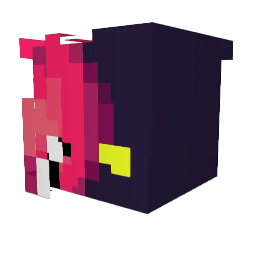 Mal3oNz1 Minecraft avatar head, 3D render