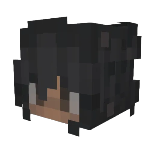 MalLovesSushi Minecraft avatar head, 3D render