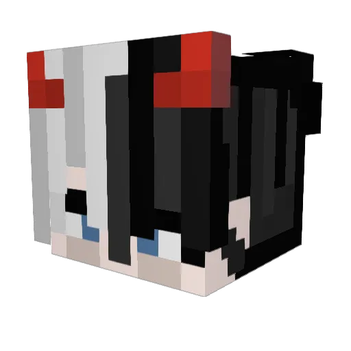 MalachiteGray17 Minecraft avatar head, 3D render