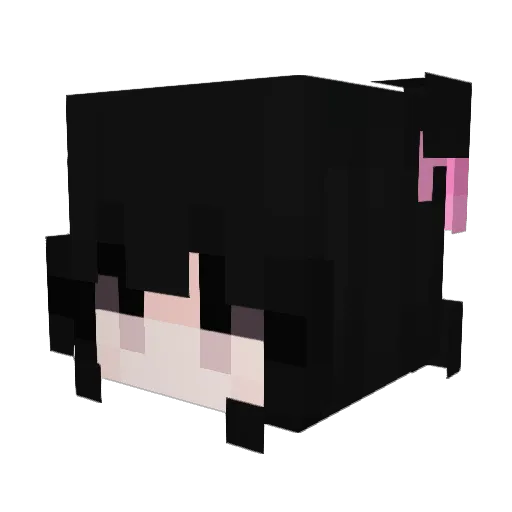 Malau1212 Minecraft avatar head, 3D render