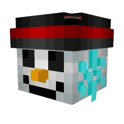 Malberg2010 Minecraft avatar head, 3D render