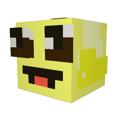Malboras3kq Minecraft avatar head, 3D render