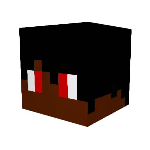 MalcolmD5 Minecraft avatar head, 3D render