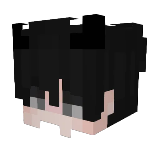 Malcriadocr Minecraft avatar head, 3D render