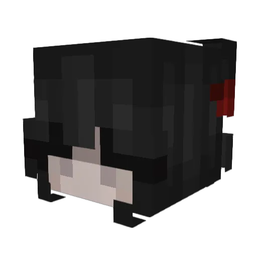 Malculo Minecraft avatar head, 3D render