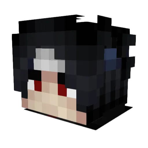 Maldy77 Minecraft avatar head, 3D render