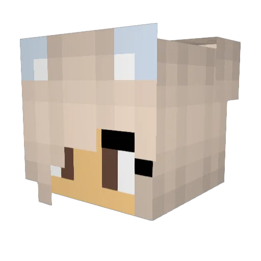 Maleficent1993 Minecraft avatar head, 3D render