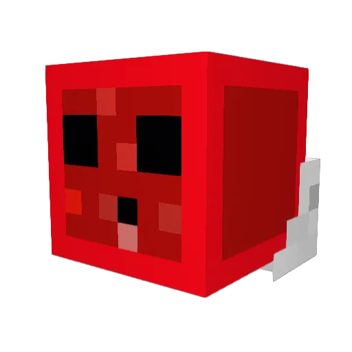 MalekXMine Minecraft avatar head, 3D render