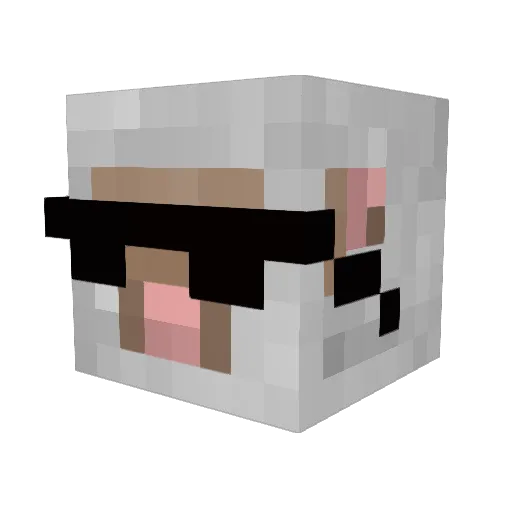 Malfalasi7 Minecraft avatar head, 3D render