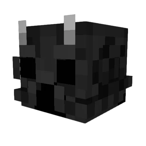Malfina_12 Minecraft avatar head, 3D render