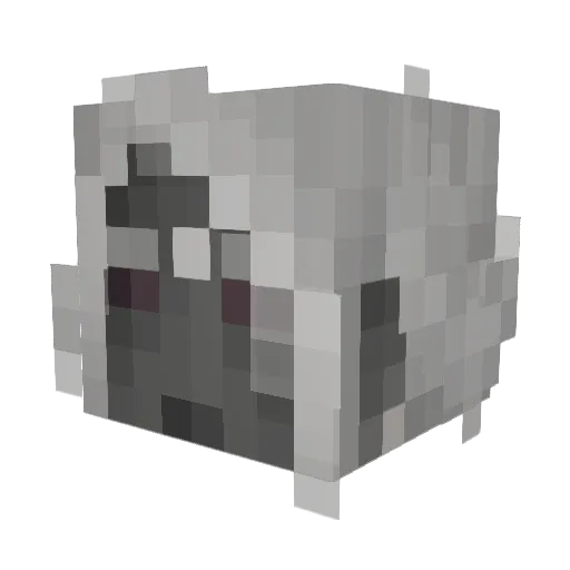 Malghourn Minecraft avatar head, 3D render