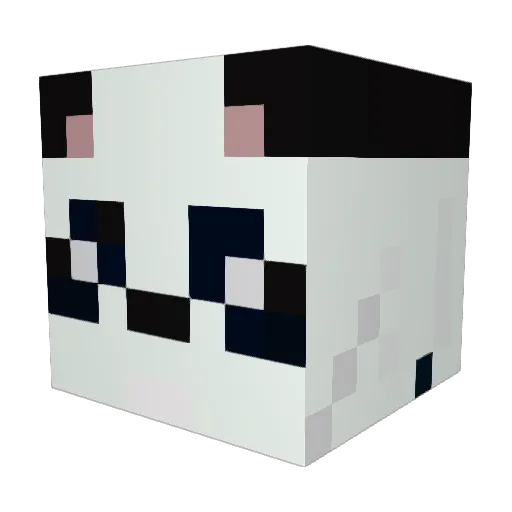 Mali_Reve Minecraft avatar head, 3D render
