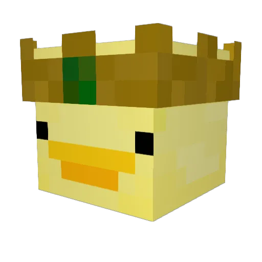 Malibur57 Minecraft avatar head, 3D render
