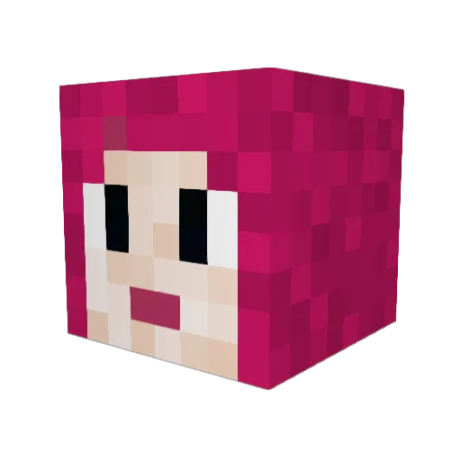 MaliciousBroth Minecraft avatar head, 3D render