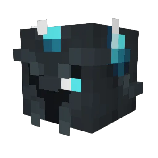 MaliciousSeal Minecraft avatar head, 3D render