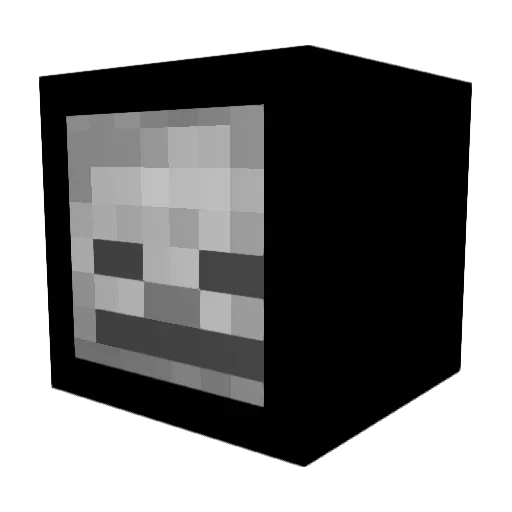 Malificent67 Minecraft avatar head, 3D render