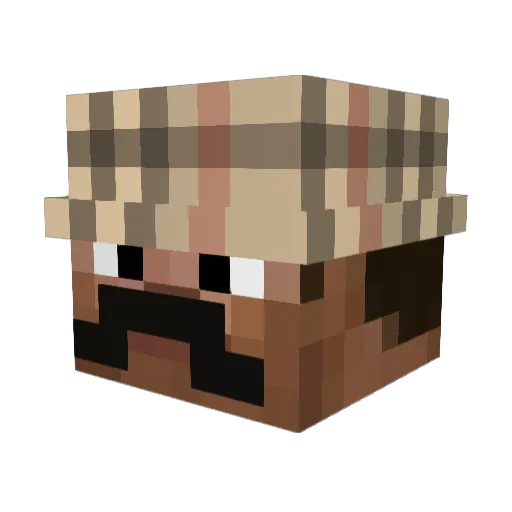 MalignCarnage Minecraft avatar head, 3D render
