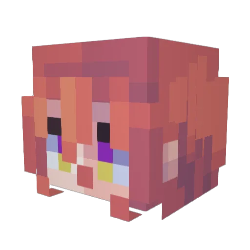 Malih3214 Minecraft avatar head, 3D render