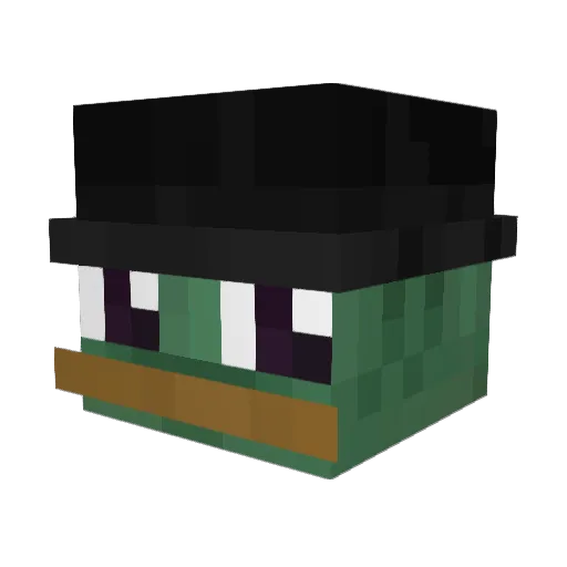 Malik_99 Minecraft avatar head, 3D render
