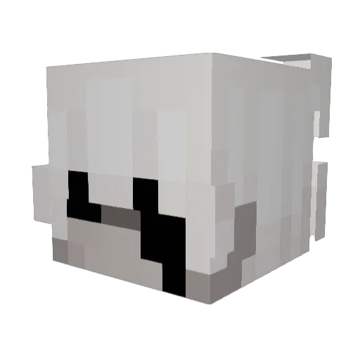 Malikai1995 Minecraft avatar head, 3D render