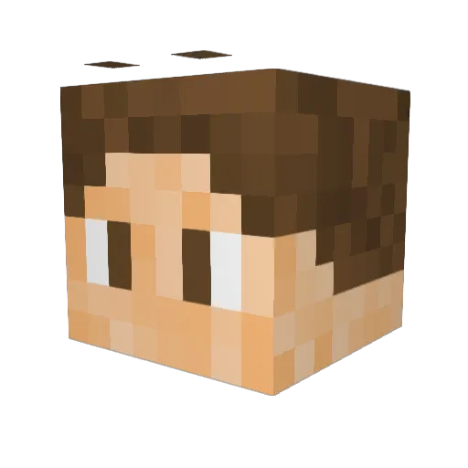 Malilus_82 Minecraft avatar head, 3D render