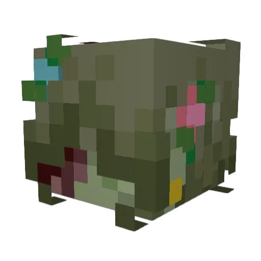 Malimoop Minecraft avatar head, 3D render