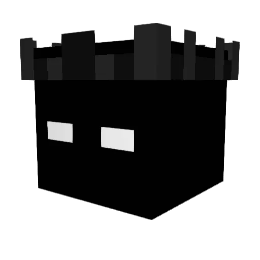 Malins_1 Minecraft avatar head, 3D render