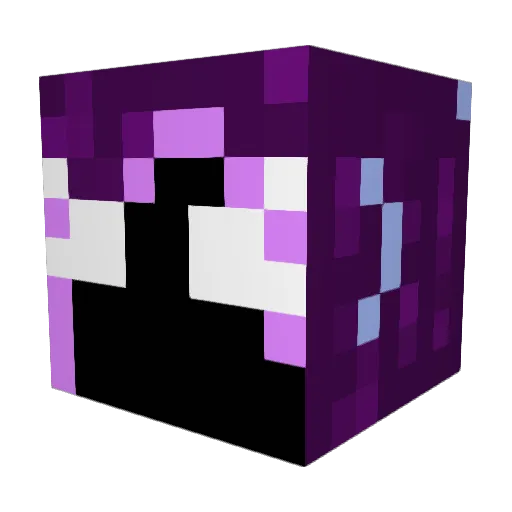 Malistie Minecraft avatar head, 3D render