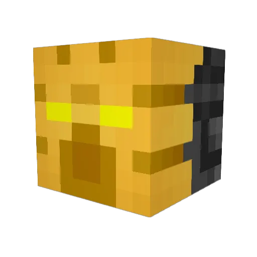 MalkIOM Minecraft avatar head, 3D render