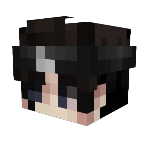 Mallenico Minecraft avatar head, 3D render