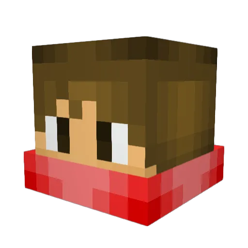 MallerBoi Minecraft avatar head, 3D render