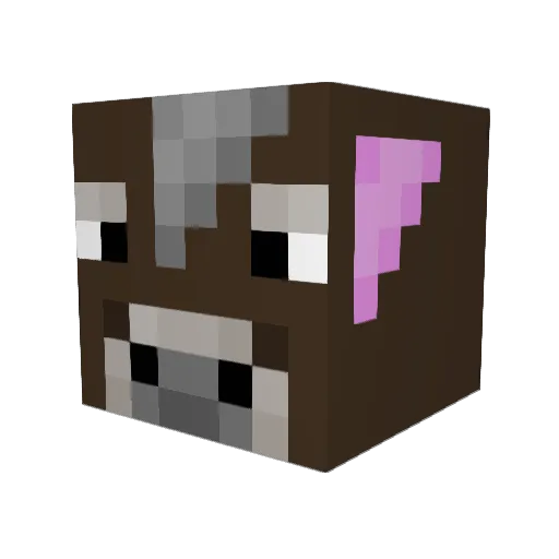 Mallow1362 Minecraft avatar head, 3D render