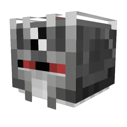 Malnoth Minecraft avatar head, 3D render