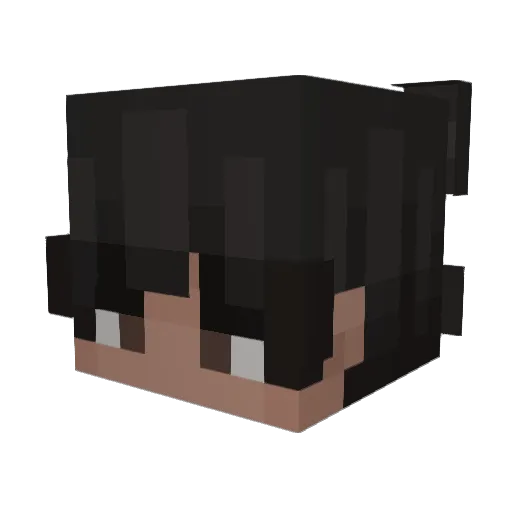 Malo8430 Minecraft avatar head, 3D render