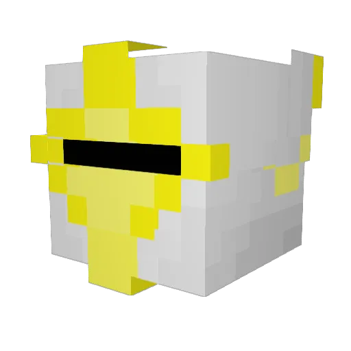 MaloMola Minecraft avatar head, 3D render