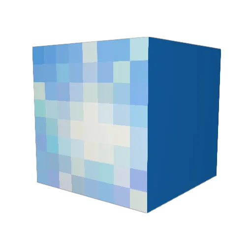 Maloh_ Minecraft avatar head, 3D render