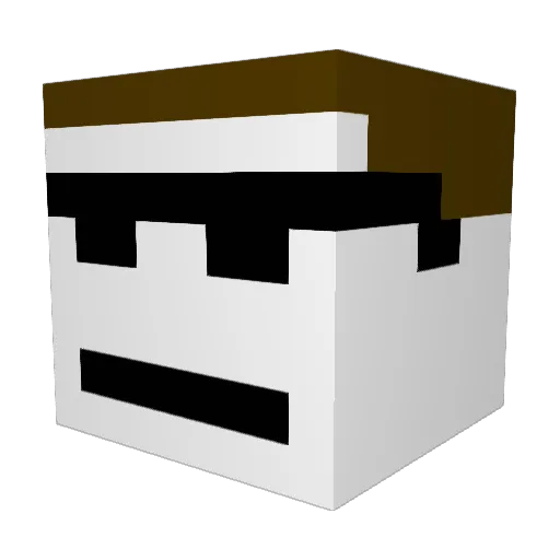 Malone_69 Minecraft avatar head, 3D render