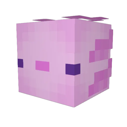 Maloumoe Minecraft avatar head, 3D render