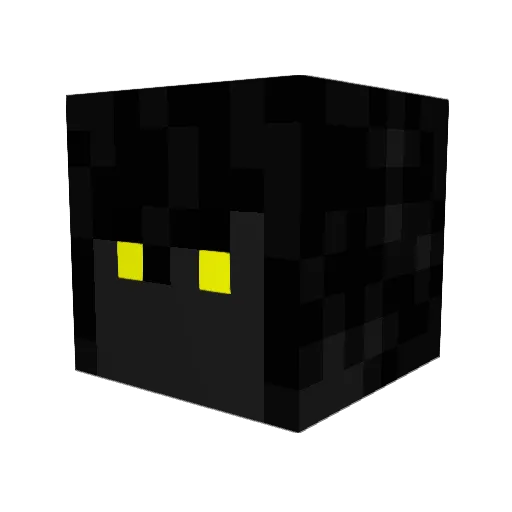 Malpercio666 Minecraft avatar head, 3D render