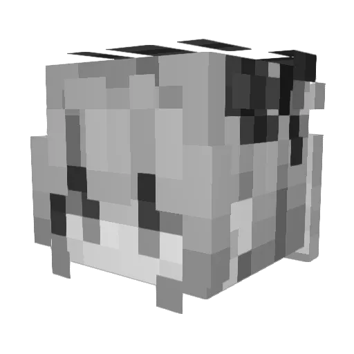 Malteada005 Minecraft avatar head, 3D render