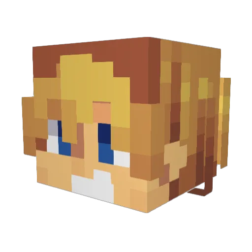 Maltenius17 Minecraft avatar head, 3D render